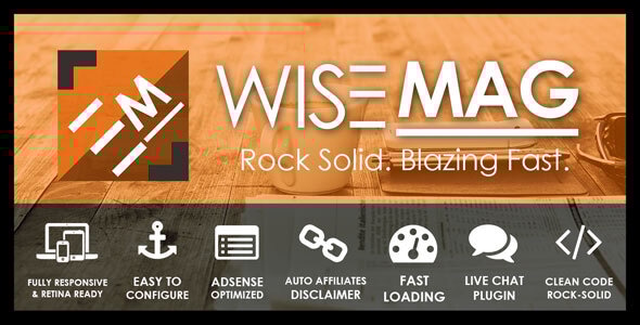 Wise Mag | AdSense Optimized Magazine WordPress Theme Logo